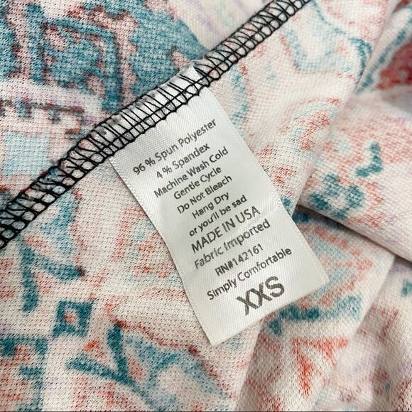 Lularoe Amelia Zip Up Pleated Dress - Picture 6 of 10